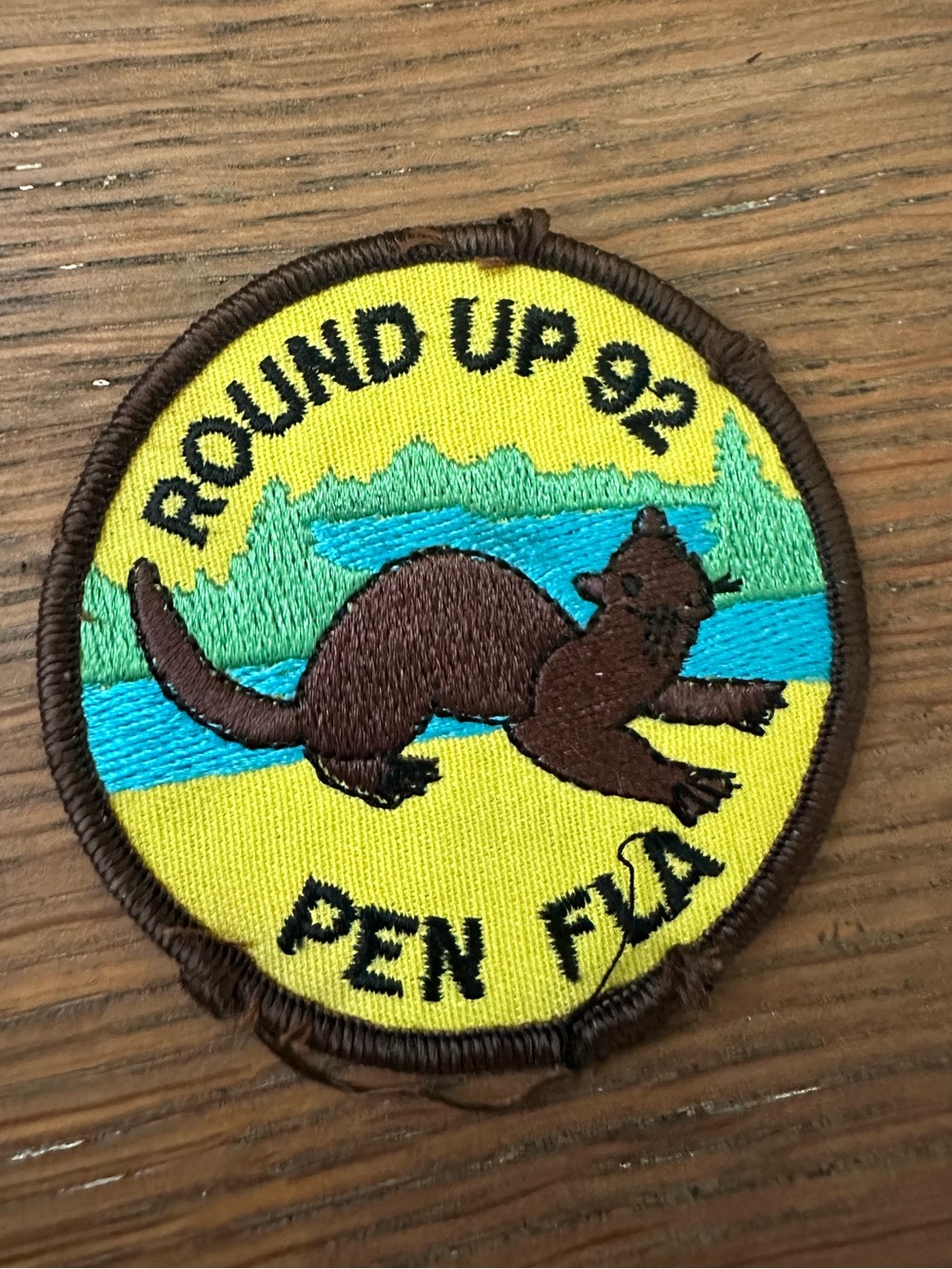 Vintage 1992 round up Pensacola, Florida otter patch